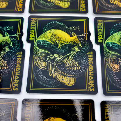 Snake Eyes Sticker - Holographic