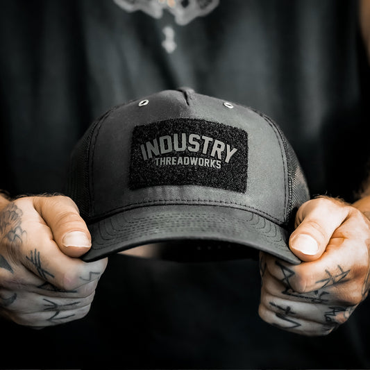 Shift Trucker Hat - Black Waxed Canvas